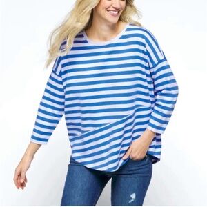 VINEYARD VINES NWT STRIPED DELUXE TEE
